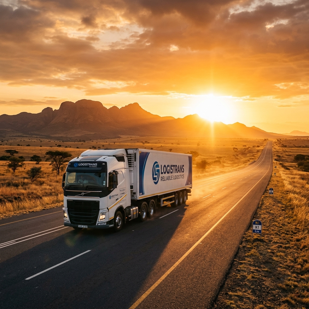 Logistics in Africa background